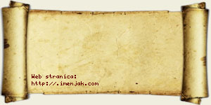 David Pljakić vizit kartica